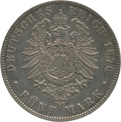 5 марок 1876 года